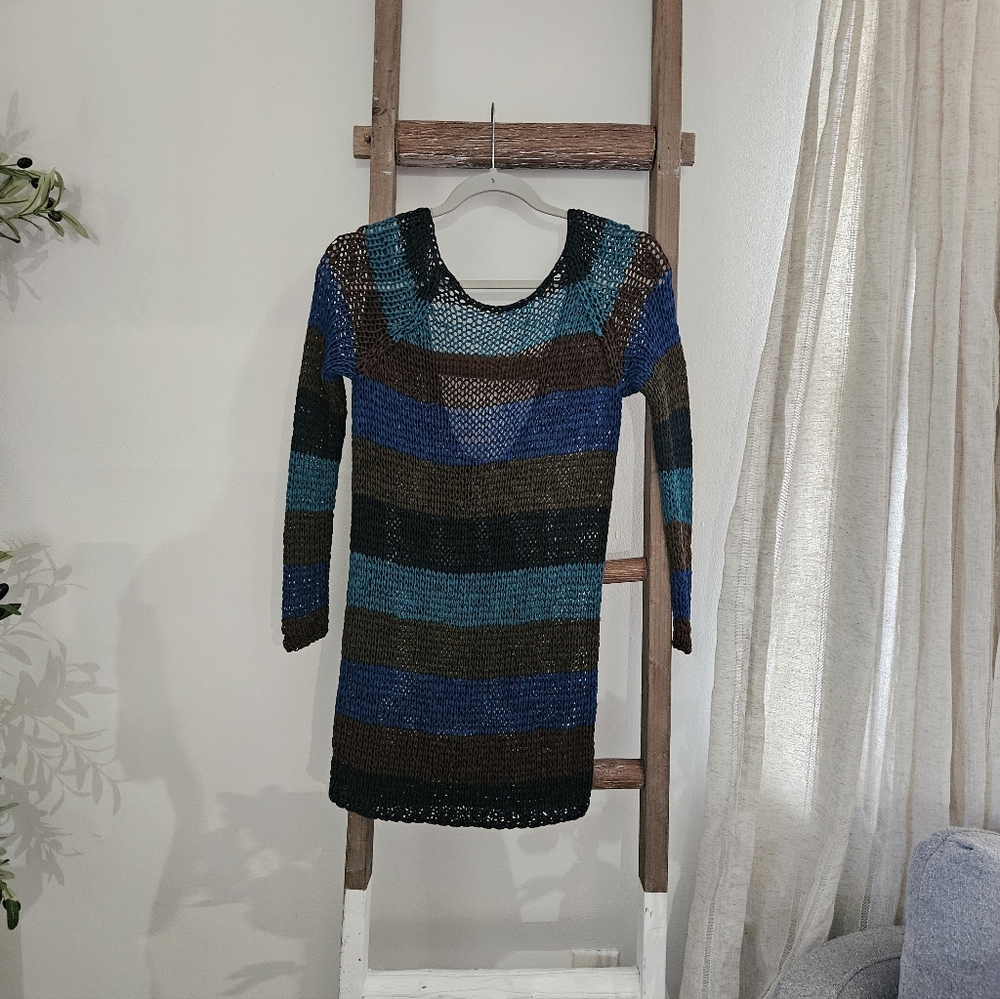 Theory Striped Knit Sweater/Dress